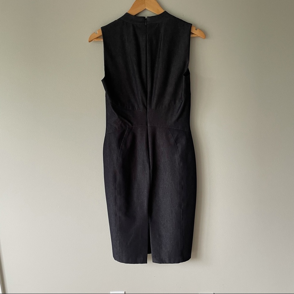 White House Black Market Denim Dress - Picture 6 of 8